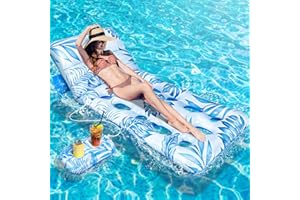 Gontence Wasserhängematte Erwachsene - Luftmatratze Pool - Luftmatratze Wasser - Wassermatratze Pool Pool Matratze Schwimmtiere für Den Pool Schwimmtiere - Pool Spielzeug