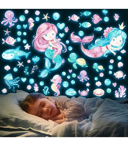 Autocollants étoiles - Stickers Muraux Pour Enfants - Convient Pour La Décoration De Plafond De Chambre Enfant Rose Vif 97349420