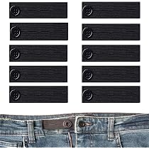 8 Extendeurs De Taille Élastiques Avec Boutons - Pour Jeans Et Pantalons | Ajustable Sans Couture