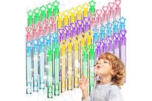 MZJAUVF 60xMini Seifenblasen, Bunt Seifenblasen Set, Seifenblasen Kinder, Seifenblasen Kleine, Seifenblasen Kinder Mitgebsel, Seifenblasen Stäbe für Kindergeburtstag Bubble Geschenke Hochzeit Party