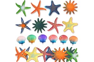 HPBAGGY 14 Pezzi Dangerstelle Marine Subacquee per Bambini, Giochi Piscina Bambini, Animali Marini di Gomma, Animali da Spiaggia Piscina Piscina Giocattoli Subacquei per Adulti, Ragazze, Ragazzi