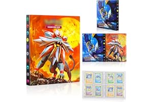 EKKONG Album kolekcjonerski, uchwyt na karty, album kolekcjonerski, kompatybilny z kartami, 30 stron, album na 240 kart (z tyłu na plecach), uchwyt na karty, segregator jako prezent dla dzieci (G)