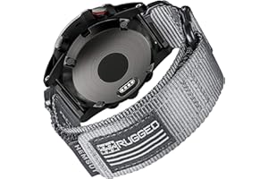 HEMSUT H Compatible avec le bracelet de montre Garmin bracelet de sport en nylon super robuste avec boucle tissée, pour firthnix/Forerunner/Vivoactive/Approach/MARQ/Quatix/D2 Series