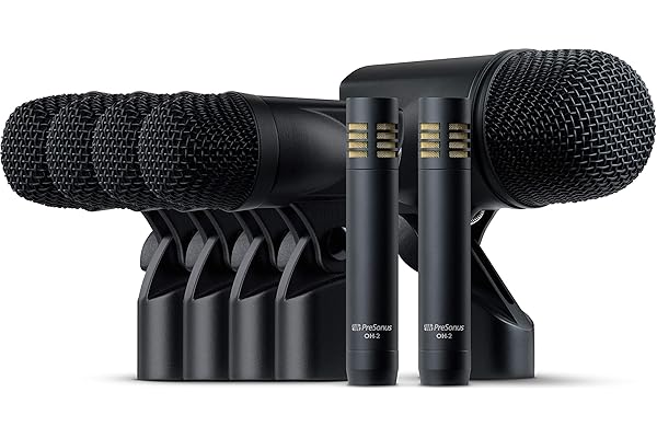 PreSonus DM-7 kit Complet de Microphone pour Enregistrement et son en Direct, Microphone XLR