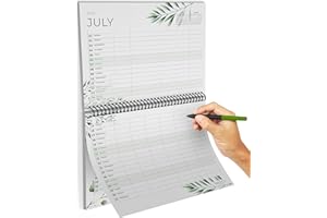 MILULA STUDIOS Wall Calendar 2024/25 UK - 2024 2025 Calendar Month to View - July 24 to Dec 25 (18mo) - Family Calendar - Wall Calendar for Easy & Efficient Planning - Calendar 2024/25 UK Family Planner