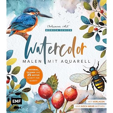 Janzoom Aquarellbuch Im Orgel-Design – Säurefrei, Für Aquarell, Skizzen & Mehr, Praktisch Faltbar (schwarzer Einband)