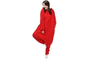 VENASTER Cosplay Adulte Pyjamas Unisexe Onesies Deguisement Animaux Grenouillères Romper Pajamas Vêtements de Nuit Carnaval Costumes Siamois