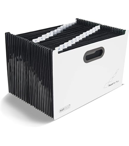Weiße Faltbare Ordner-Box Mit Griff - Dokumentenbo Produktbild-Vorschau 9