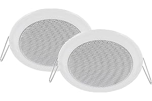 ADAKAT 2er Pack, Vollmetall Einbau Lautsprecher, 11W RMS, 45W Musikleistung