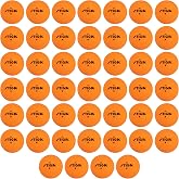 STIGA Ping Pong Topları &ndash; 46 adet Beyaz veya Turuncu 1 Yıldızlı Masa Tenisi Topları, Resmi Boyut 40 mm ABS Toplar, İ&ccedil; Mekan/D