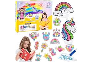 HGRGHH Kit Pittura Diamante 5D DIY per Bambini, Set di Pittura con Diamante di Unicorno, Set di Lavoretti per Bambini dai 6-12 Anni, Unicorno Regali Bambina 6 7 8 9 10 11 12 Anni