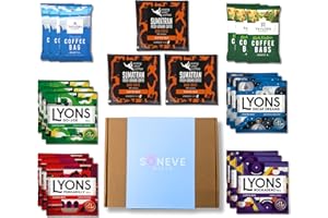 LAIZY STUFF Coffee Gift Set including Taylors Coffee Bags, Coffee Gifts for Women, Gift for Coffee Lover, Coffee Bags Variety bundled with Taylors Coffee Bags, Lyons Coffee Bags, Sumatran Coffee Bags