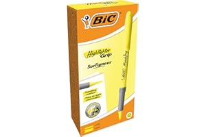 Bic 384090 Evidenziatore a Penna, Confezione da 12
