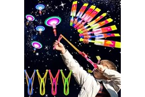 COLEESON 20 Stück LED Leuchtspielzeug Partyartikel, Helikopter Fliegen Spielzeug, Leuchtspielzeug Schleuder, Kindergeburtstag Partygeschenke, Partyzubehör und Goodie Bag Stuffers (A)