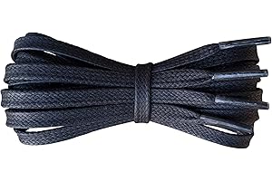 Fabmania® Lacci Piatto Largo Cotone Cerato 5/6mm Lacci per Scarpe Moda Abito Scarpe Casual Uomo Donna (1 Paio)