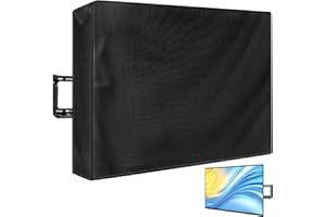BEHOGAN Outdoor TV Abdeckung, 40-42 Zoll Fernseher Hülle Bildschirmschut, TV-Abdeckung für den Außenbereich, TV Staubschutz 210 Oxford PVC Beschichtung Heavy Duty, Wetterfest Universal Displayschutzfolie