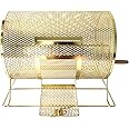 Yuanhe Deluxe Brass Plated Raffle Drawing Ticket Drum Spinning Lottery (Medium Size,Holds 5000 Tickets)