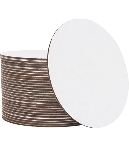 100 Sottobicchieri In Feltro Bianco 9,3x9,3 Cm - Ideali Per Birra E Fai Da Te - Foto 6