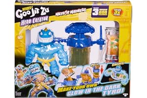 Heroes of Goo Jit Zu Hero Creator Tyro, With 3 Unique Goo Fillings, Mix, Fill & Create Your Own Stretchy Action Figure