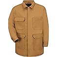 Red Kap Men's Blended Duck Chore Coat, Brown Duck, 3X-Large