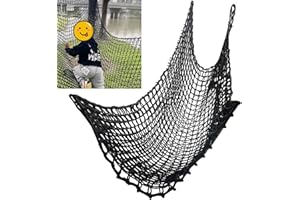 PSYCHEJOYS Double Couches D'escalade Net, Jeu De Sécurité De Jeu Pour Enfants Extérieur, Kits De Maison D'arbre à Pont De Corde Pour Arrière-cour, Grenier, Filet De Cargaison D'escalade, Loisir Lourds(Size:1x3m)