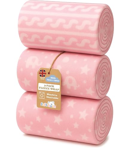 Baby Giraffe Fleecedecke – Weiche Babydecke Mit Giraffen-Druck, 75x90 Cm, Aus 100% Polyester, Kuschelig Warm