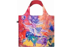 LOQI MARC CHAGALL The Circus - Bolsa reciclada, rosa (Safety Pink), Contemporáneo