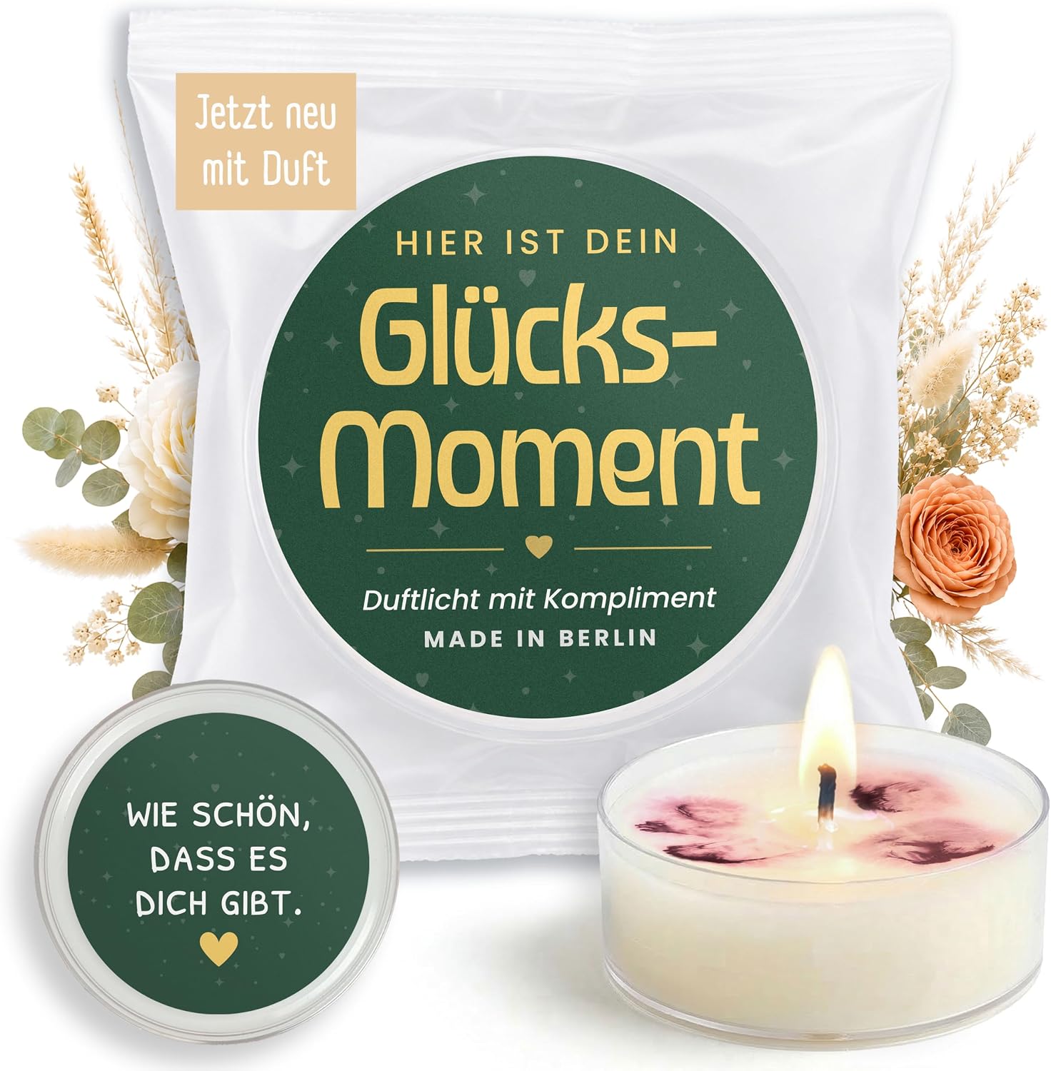 Wichtigste Vorzüge im Marktvergleich : 36x Glückslichter mit Komplimenten als kleine