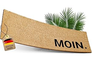 ‎ELBFUCHS ElbFuchs® Fußmatte Kokos 75x25cm | Moin [EXTRA LANGLEBIG & rutschfest] | Kokosmatte Fussmatte Aussen & Innen | Fußabtreter für Haustür