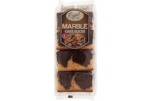 REGAL FOOD PRODUCTS BRINGING FOOD TO LIFE Regal Bakery Marble Cake Slice- Soft Sponge Cake Slice - Golden Delight Slice |Sponge Chocolate Cake - Baked to Perfection | Sweet Treat for Family