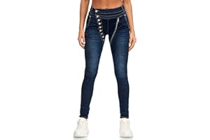 Elara Jeans Donna Boyfriend Abbottonatura dei Bottoni Chunkyrayan