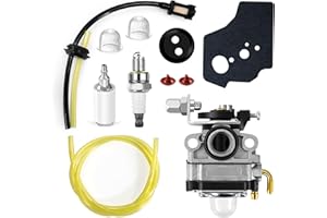 Tunejoy Carburateur pour Débroussailleuse pour 4-haie Tronçonneuse Moteur à Deux Temps 22cc 26cc 33cc