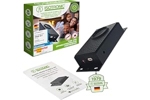 ISOTRONIC Marderschreck batteriebetrieben | Marderabwehr Blitzlicht + Ultraschall für Haus, Auto, Garage, Garage, Dachboden | vertreibt Marder, Mäuse, Ratten | Innenraum und Fahrzeug, mardersicher
