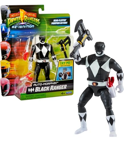 Figurine Power Rangers Re-Ignition 15,2 Cm – Ranger Bleu Auto Morphin