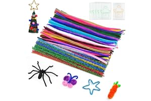 JINTANG 250 Pièces Fil Chenille,20 Couleurs Cure Pipe,30cm de Cure-pipe de Loisir Creatif Enfant,Chenille Loisir Creatif,Pour les Travaux Manuels ou les Décorations de Noël, etc.