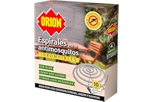Orion - Espirales Antimosquitos para Exteriores 10uds