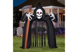 EBANKU Halloween aufblasbarer Bogen, Halloween Dekoration, 10.26ft aufblasbarer Bogen, Outdoor Party Dekoration für Zuhause und Garten