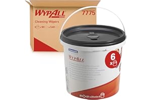 WypAll Paños de limpieza 7775, 6 cubos x 90 paños verdes prehumedecidos