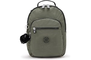 Kipling Seoul S, Borsa Messenger Unisex - Adulto, Green Moss, 16 x 25.5 x 35 cm