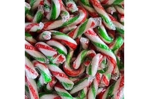Bonds of London Mini Peppermint Flavour Candy Canes 5g (Pack of 30), Multi