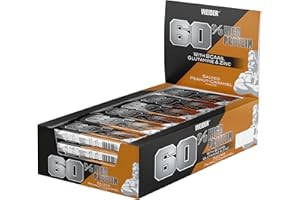 Weider Barre 60% Protéinée Caramel à l'Arachide Salé 24 x 45 g