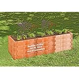 Juwel Erweiterung für Hochbeet Profiline terracotta (besteht aus 8 Bausteinen inkl. Stabilisierungs-Set, Bausteine wärmeisoli
