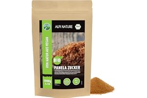 Alpi Nature Panelasocker BIO 1kg, Oraffinerat Rårörsocker, Panela Socker, Naturligt Sötningsmedel