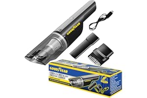 Goodyear Cordless Car Vacuum Cleaner with Filter | Wet | Dry |USB |Wireless
