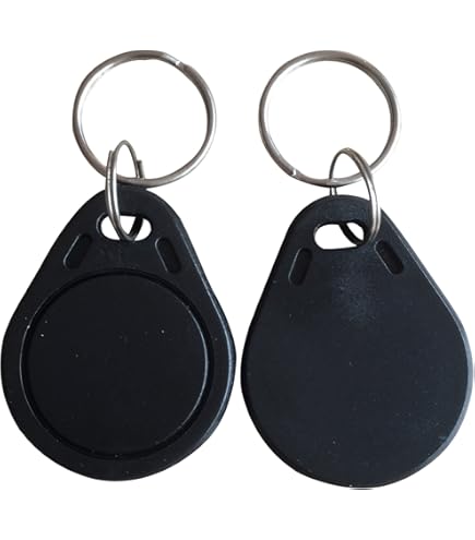 Lot De 10 Cartes/clés RFID UID Réinscriptibles 13.56 MHz - Programmable Pour Contrôle D'accès, Badges, Remplacement - Compatible Systèmes 1K