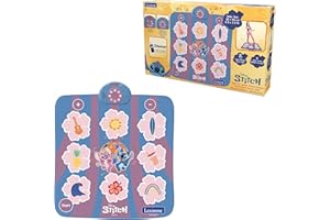 Lexibook, Disney Stitch, Alfombra de Baile electrónica Stitch, Bluetooth y Luminosa con 6 Modos de Juego, Rosa, DM10D