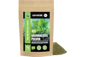 ‎ALPI NATURE Alpi Nature Brennnessel Pulver BIO 500g, Brennnesselblätter getrocknet und gemahlen, Brennesselpulver bio