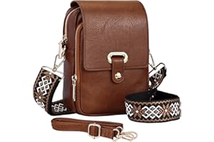 Leathario Cross Body Bag Women, Vegan Leather Phone Bag, Small Women's Cross-Body Bags, Versatile Handbags and Shoulder Bags