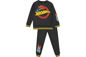 Hot Wheels Conjunto de Sudadera y Pantalón Conjunto de conjunto de sudadera y joggers para niño | Ropa de niños | Edades 3 a 13 años