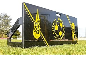 NETSPORTIQUE POWERSHOT Fußball-Rückprallbrett - 1m x 0.40m - Fußball Rebounder - Rebound Board für Fußball